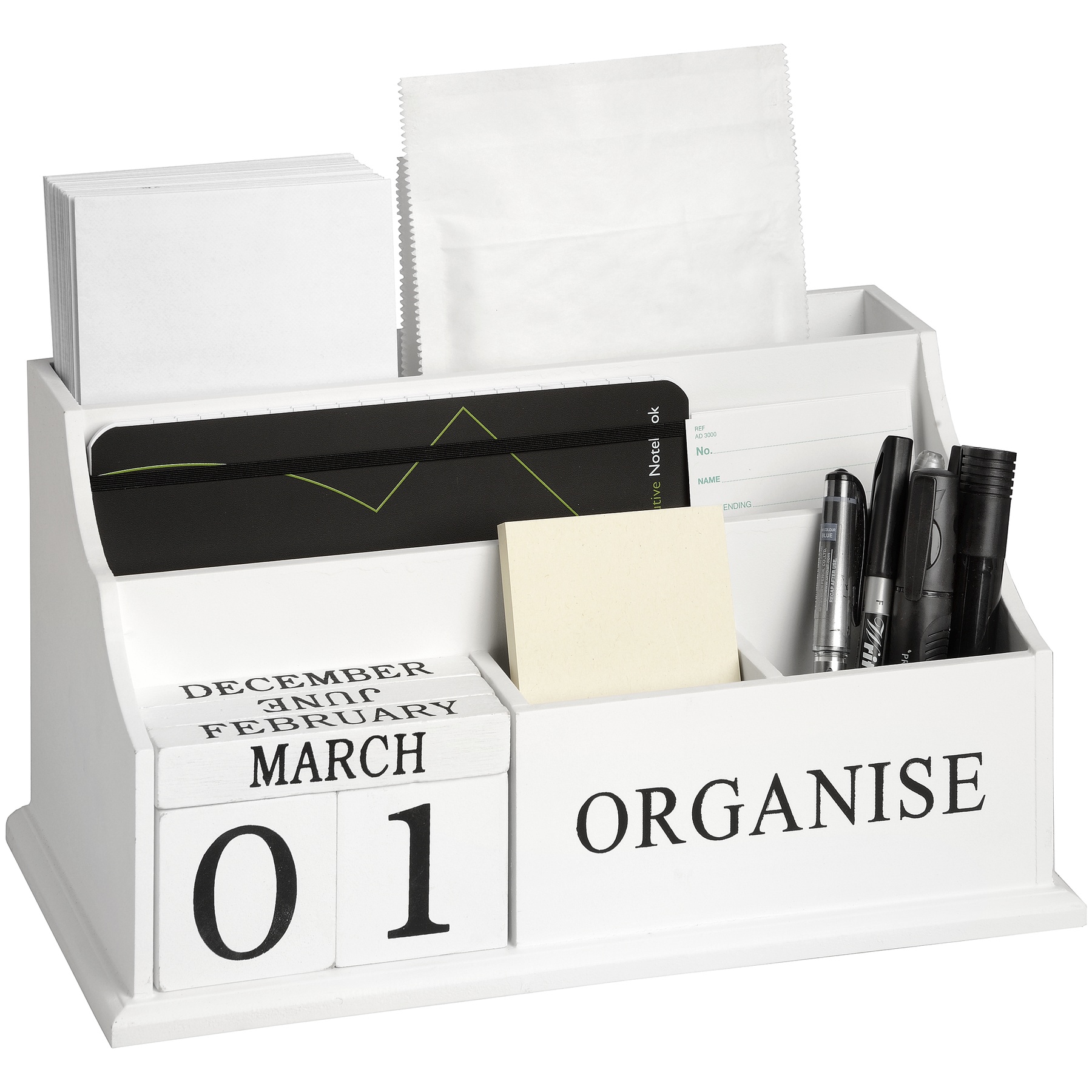 white-organise-desktop-organiser-from-hill-interiors