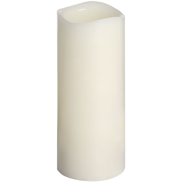 3 X 8 Inch Ivory Led Candle