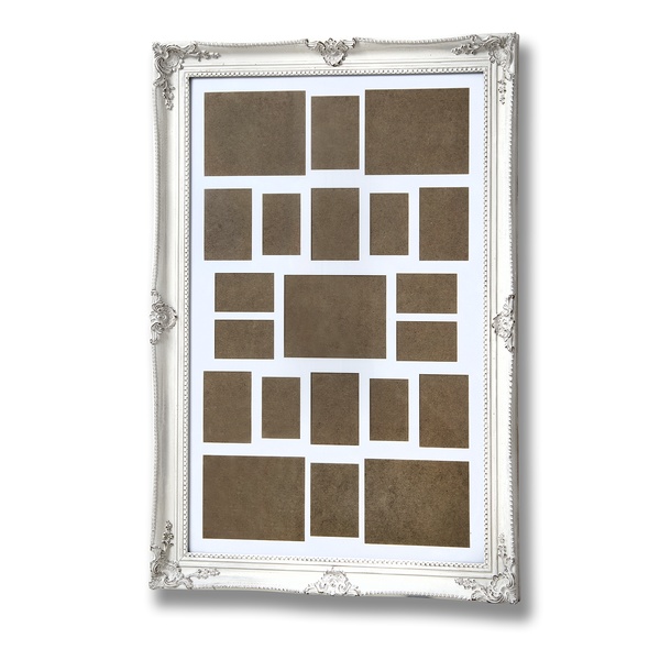 Antique White Large Gilded Multi Frame From Hill Interiors