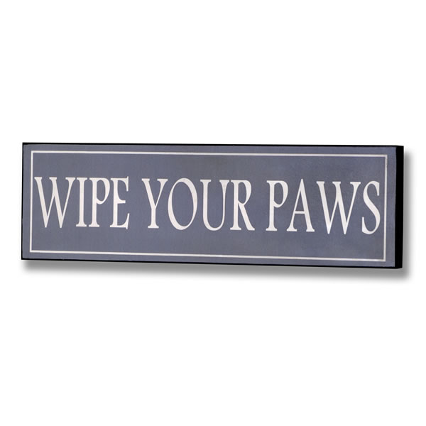 Wipe Your Paws Plaque