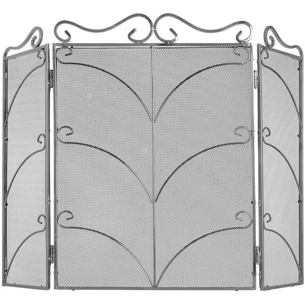 Heavy Large Silver Ornate Fire Screen Xx Sale Xx