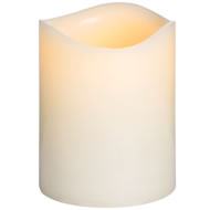  3  X  4  Inch  Ivory  Led  Candle