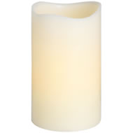  6  X  10  Inch  Ivory  Led  Candle