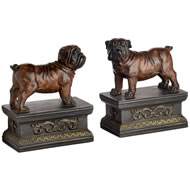 BULL DOG BOOKENDS
