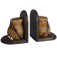 FISHING BASKET BOOKENDS
