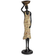 AFRICAN LADY WITH URN ON HEAD