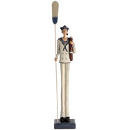  Sailor  In  White  Uniform  Holding  Oar    Xx  Sale  Xx