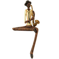 Sitting  Jazz  Band  Saxophonist