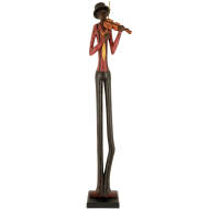 Standing  Jazz  Band  Violinist