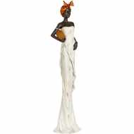  African  Lady  Bowl  Under  Arm