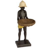 BOY WITH LARGE BOWL