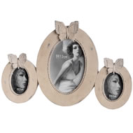  Triple  Frame  With  Butterflies