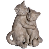  2  Cats  Hugging