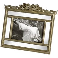  Antique  Mirrored  Photo  Frame  24  X  21cm
