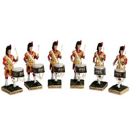SET OF 6 (THE BLACK WATCH) TENOR DRUMMER