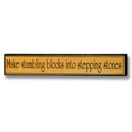  Stumbling  Plaque
