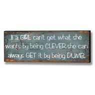  Clever  Girl  Plaque