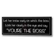  The  Boss  Plaque
