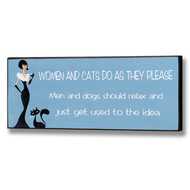  Women  And  Cats  Plaque