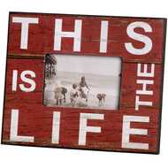  This  Is  The  Life  (red)  Photo  Frame