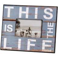  This  Is  The  Life  (blue)  Photo  Frame