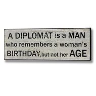  Diplomatic  Man  Plaque