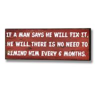  Remind  Him  Every  6  Months  Plaque