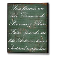  True  Friends  Are  Like  Diamonds  Plaque