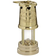 SMALL BRASS MINERS LAMP