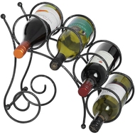  Brushed  Silver  Wine  Bottle  Rack