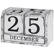  White  Perpetual  Calendar