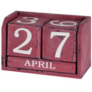  Red  Perpetual  Calendar