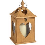  Wooden  Heart  Lantern
