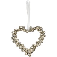  Silver  Heart  Decoration