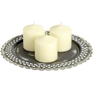  Candle  Plate