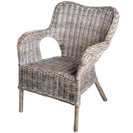  Hand  Made  Rustic  Rattan  Armchair