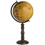  Quality  World  Globe  With  Wooden  Stand  12  Inch  Diameter