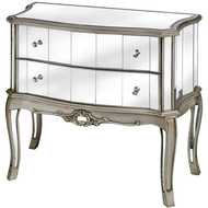 Argente Mirrored Two Drawer Chest