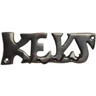 ANTIQUE BRONZE KEYS KEYRACK