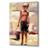  Boy  With  Bucket  Canvas