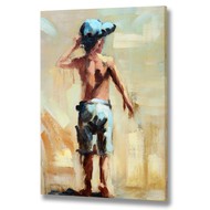  Boy  At  The  Seaside  Canvas