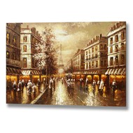  Paris  Street  Scene  Canvas