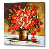  Red  Flower  Canvas