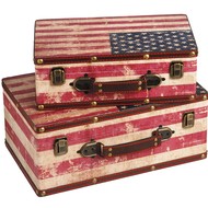  Vintage  American  Pair  Of  Cases