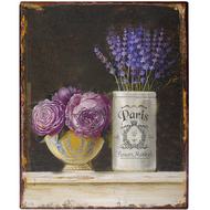  Lavender  Tin  Sign