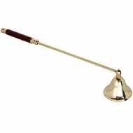  Wood  Handle  Solid  Brass  Candlesnuffer