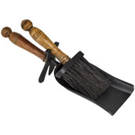  Wood  Handled  Hearth  Tidy    Xx  Sale  Xx
