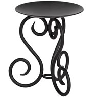  Small  Iron  Candle  Holder