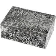  Embossed  Silver  Box