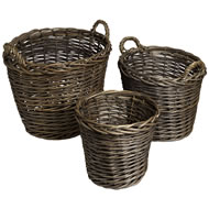 SET 3 LOG BASKETS